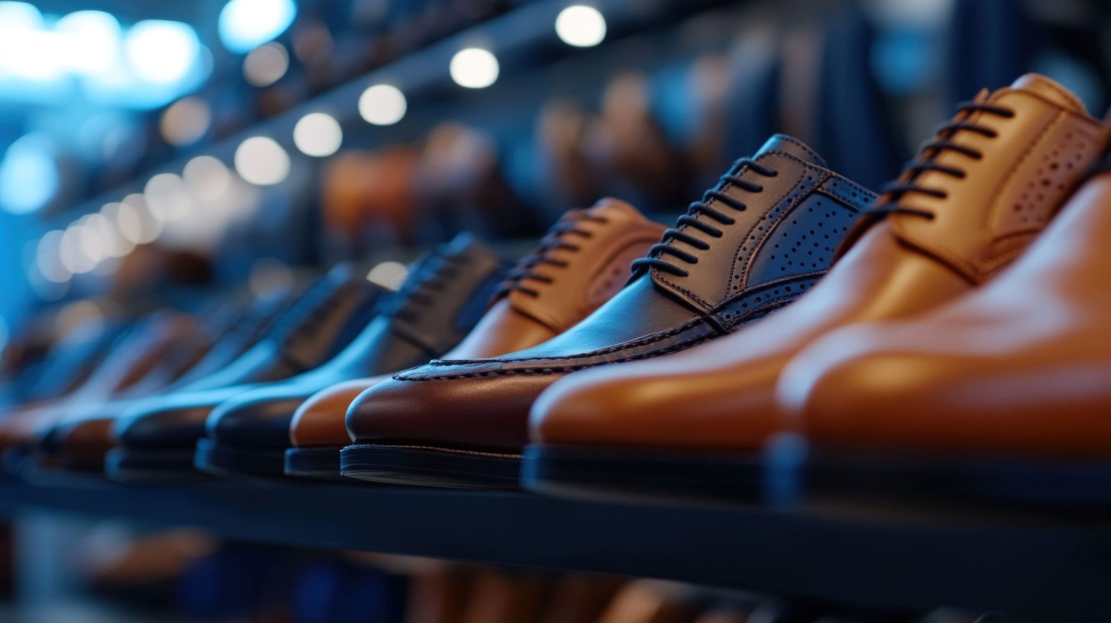 vecteezy-a-row-of-shoes-on-a-shelf-in-a-shoe-store-69950226